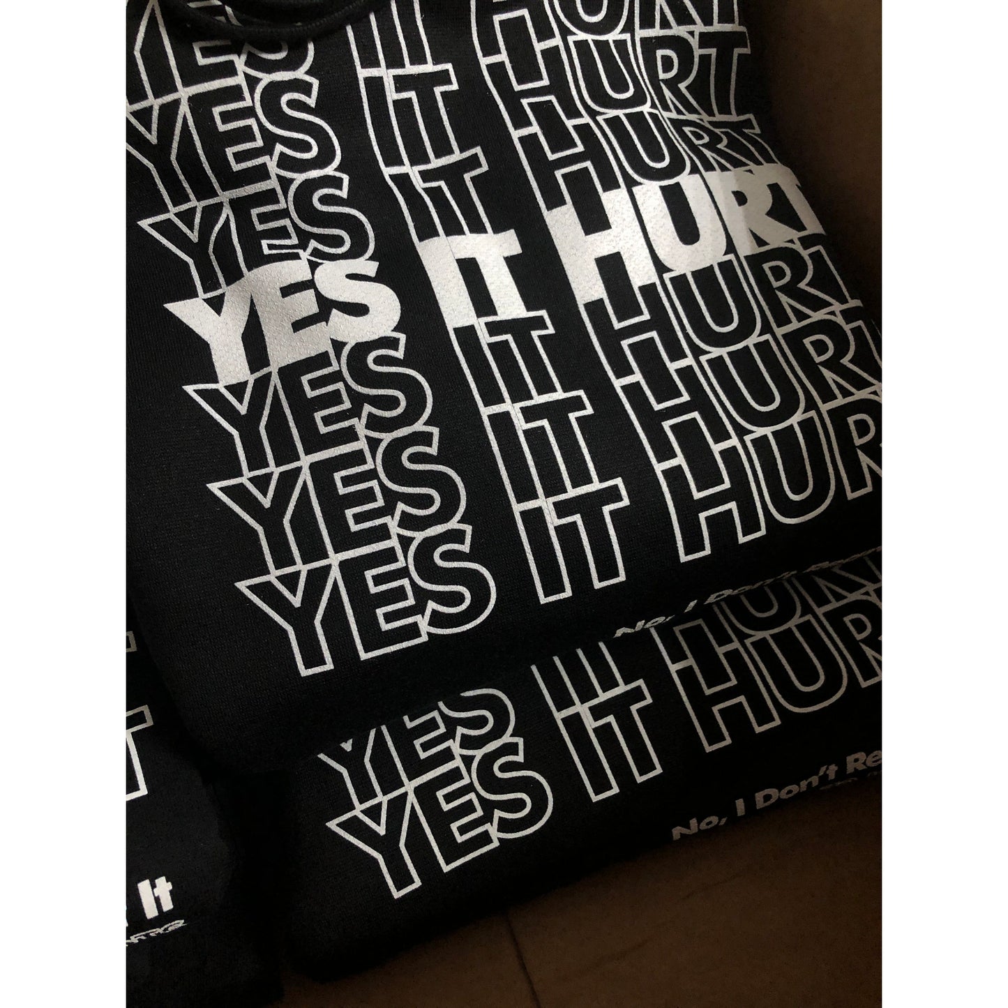 YES IT HURT.  NO I DON'T REGRET IT. Hooded Sweatshirt / Hoodie - S, M, L, XL, 2XL, 3XL - 70 Knots