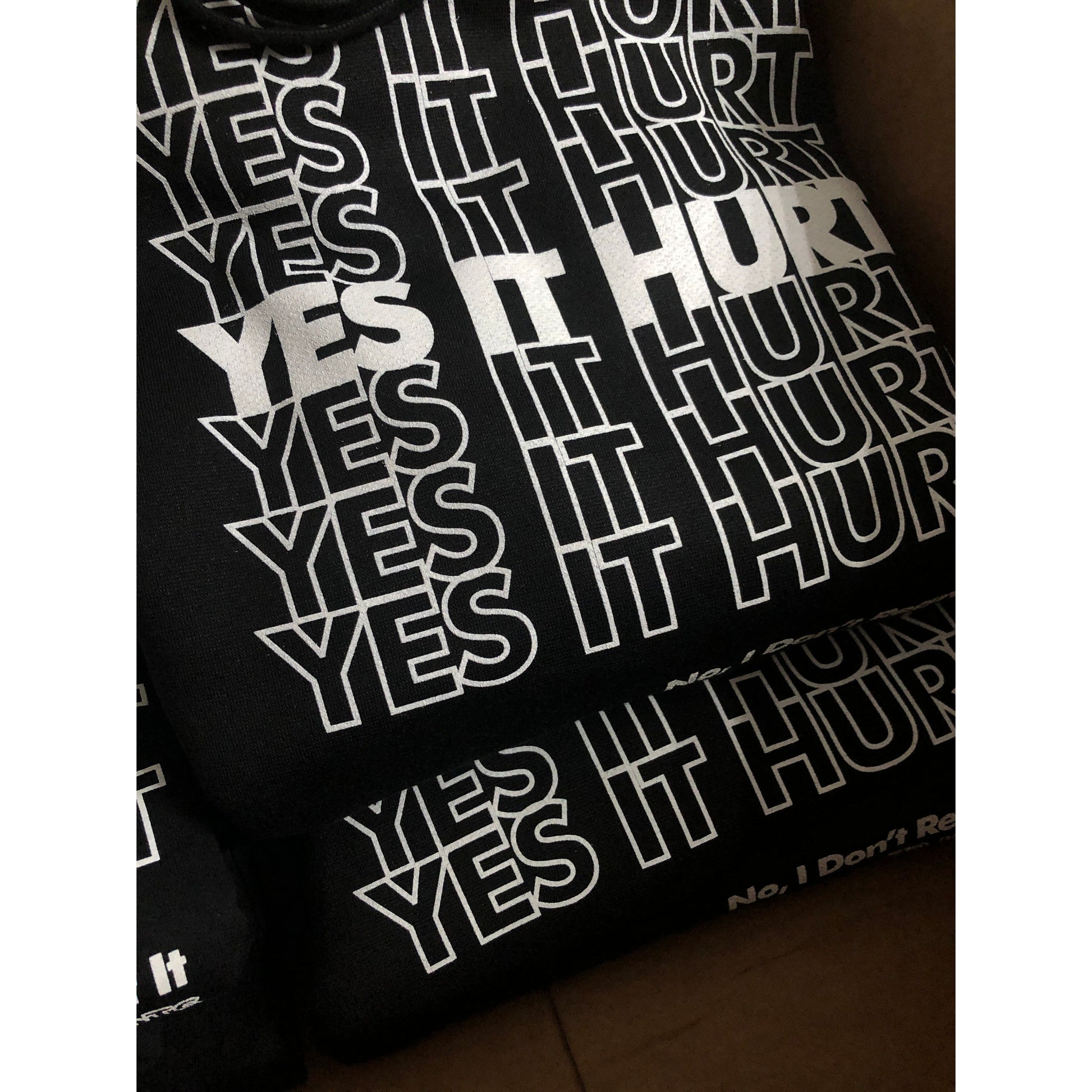 YES IT HURT.  NO I DON'T REGRET IT. Hooded Sweatshirt / Hoodie - S, M, L, XL, 2XL, 3XL - 70 Knots
