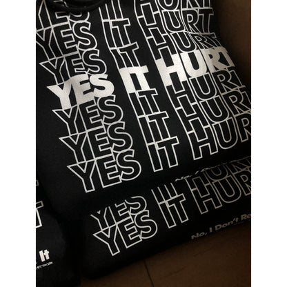 YES IT HURT.  NO I DON'T REGRET IT. Hooded Sweatshirt / Hoodie - S, M, L, XL, 2XL, 3XL - 70 Knots