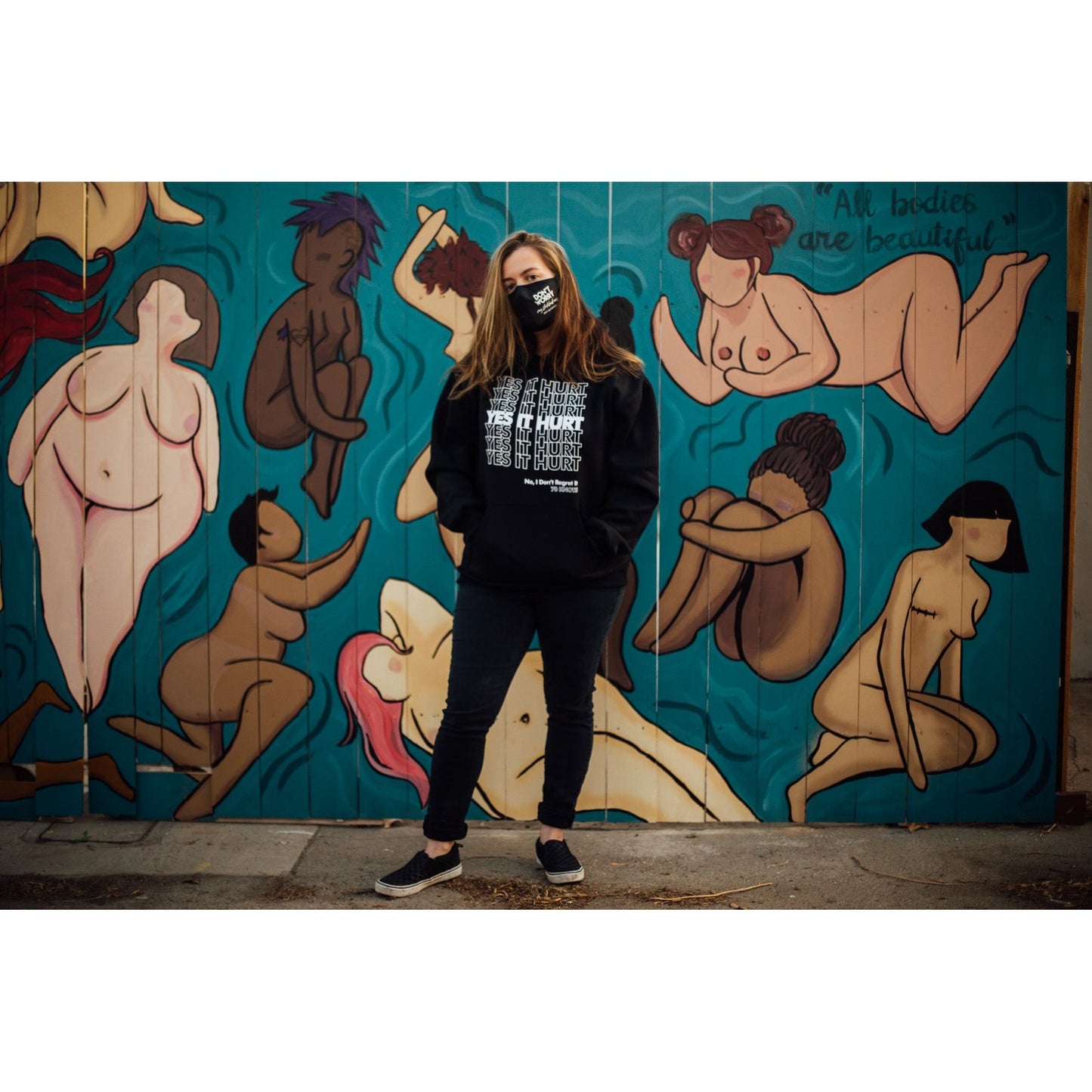 YES IT HURT.  NO I DON'T REGRET IT. Hooded Sweatshirt / Hoodie - S, M, L, XL, 2XL, 3XL - 70 Knots