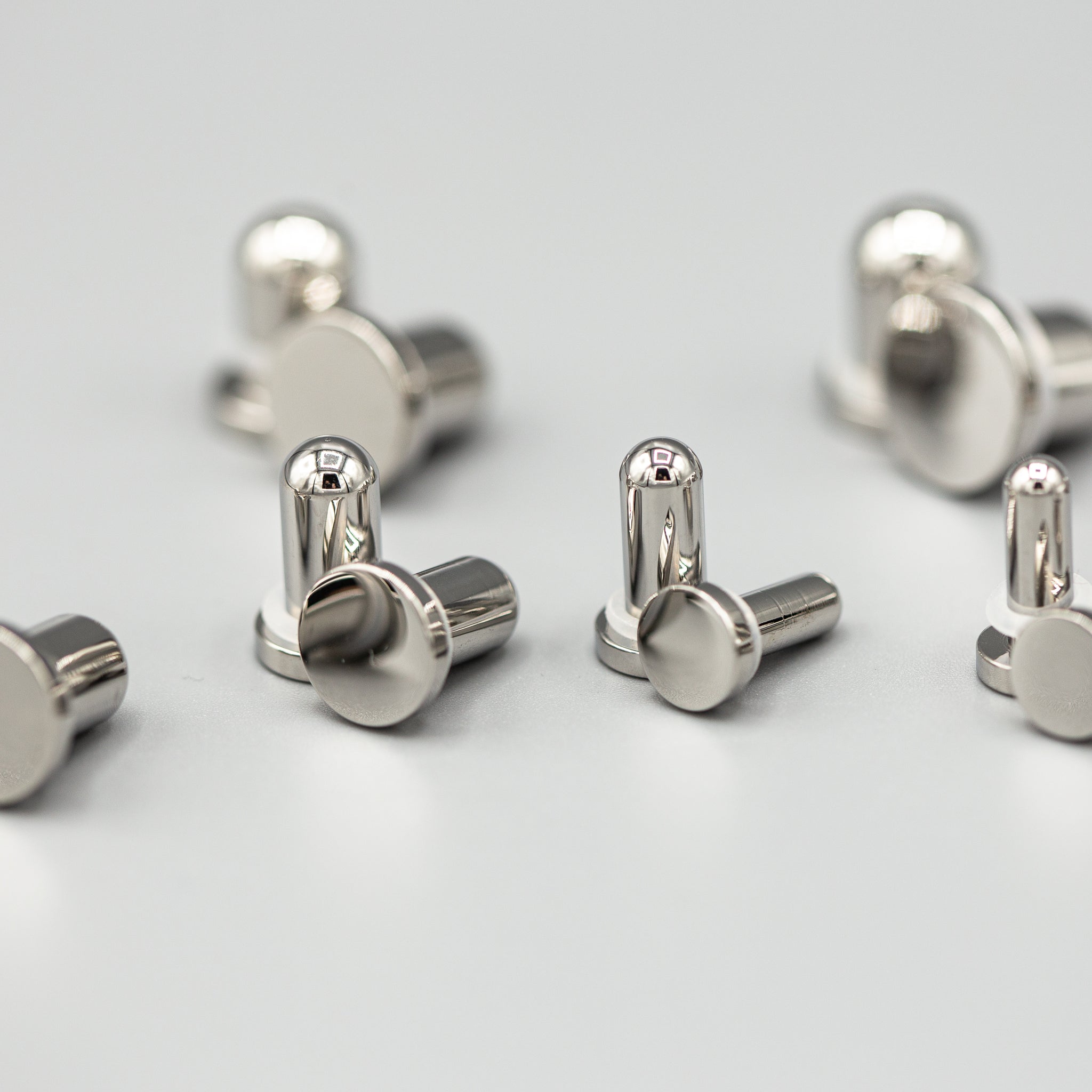 316L Stainless Steel Single Flared Plug Pair:  1mm to 10mm for Dead Stretching or Daily Wear - 70 Knots