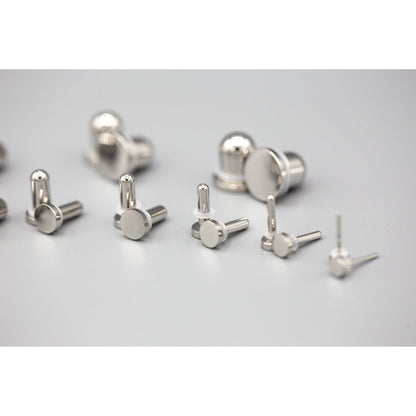 316L Stainless Steel Single Flared Plug Pair:  1mm to 10mm for Dead Stretching or Daily Wear - 70 Knots
