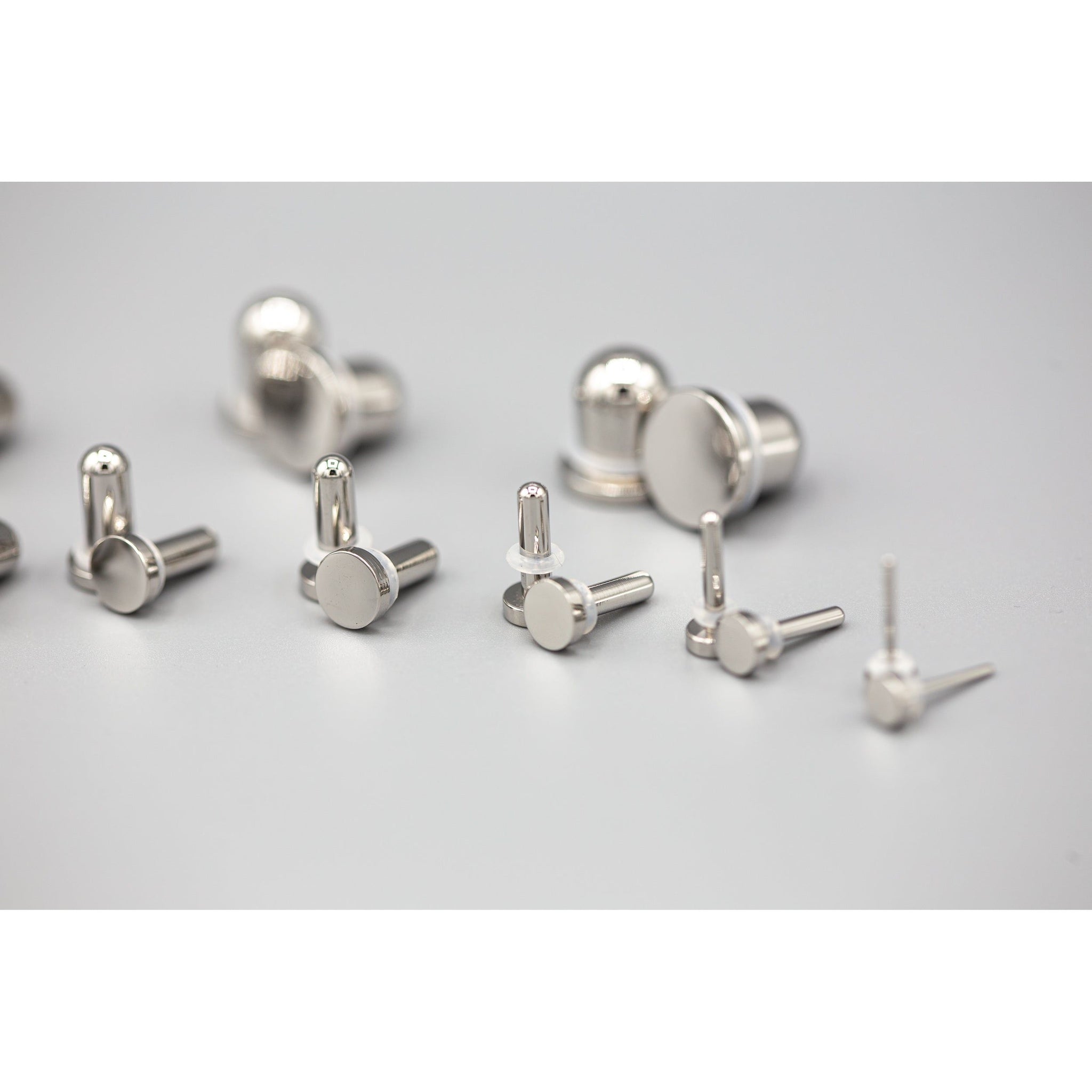 316L Stainless Steel Single Flared Plug Pair:  1mm to 10mm for Dead Stretching or Daily Wear - 70 Knots