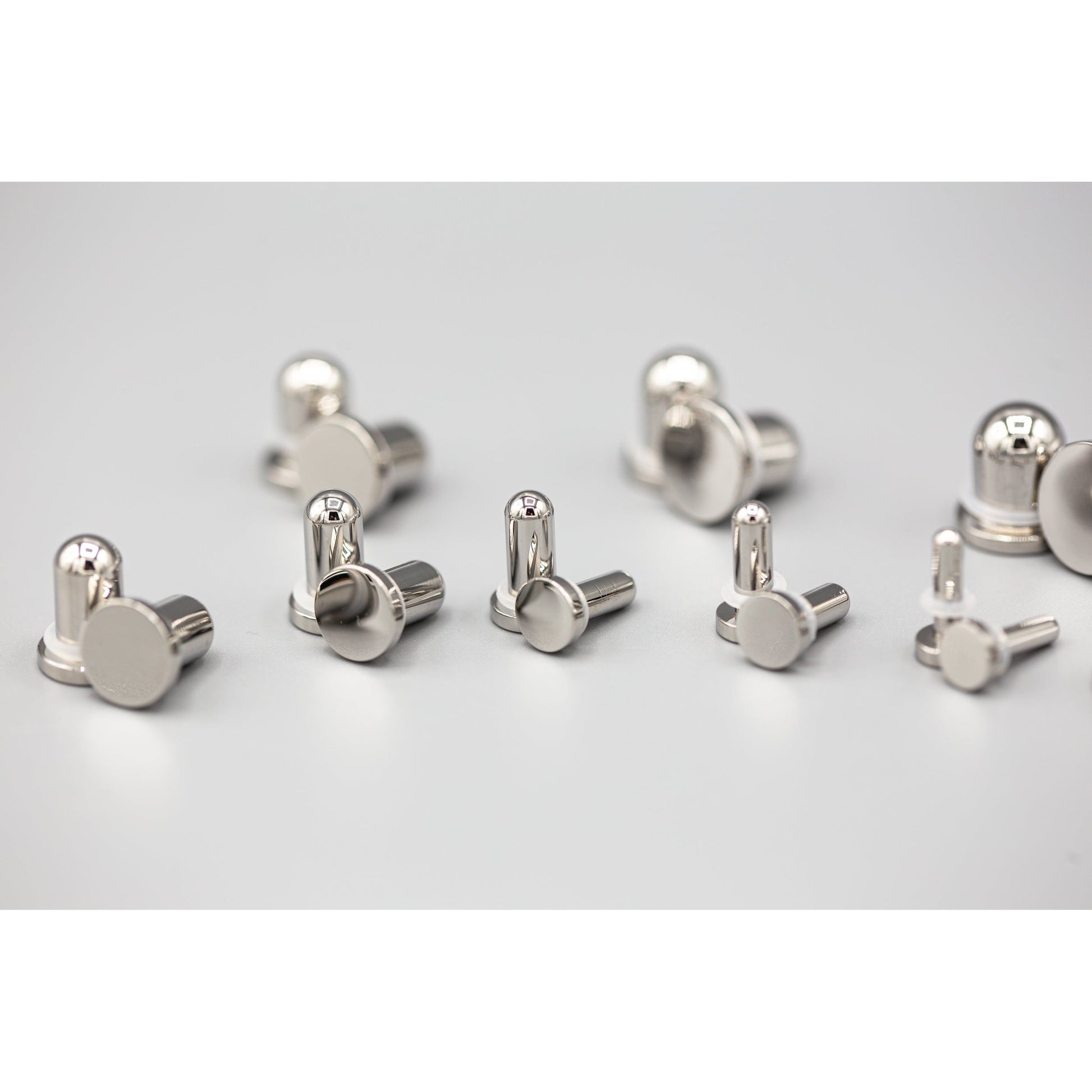 316L Stainless Steel Single Flared Plug Pair:  1mm to 10mm for Dead Stretching or Daily Wear - 70 Knots