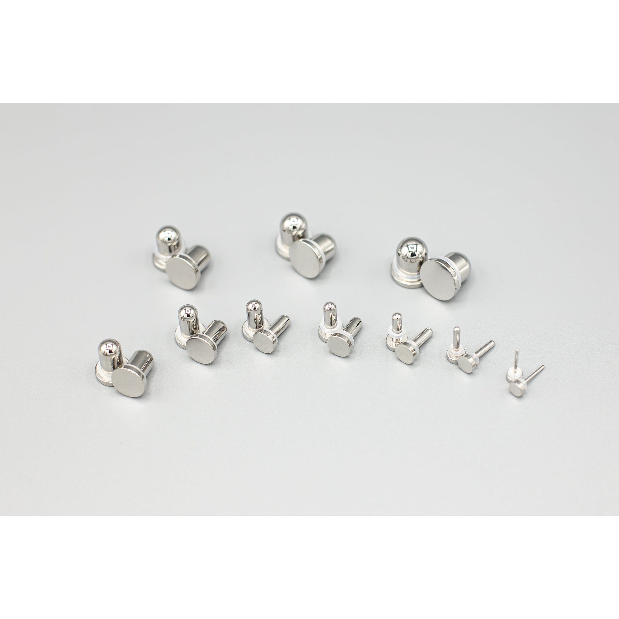 316L Stainless Steel Single Flared Plug Pair:  1mm to 10mm for Dead Stretching or Daily Wear - 70 Knots