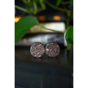 Leopard Jasper Plugs, Double Flared Pair, Organic Plugs - 70 Knots